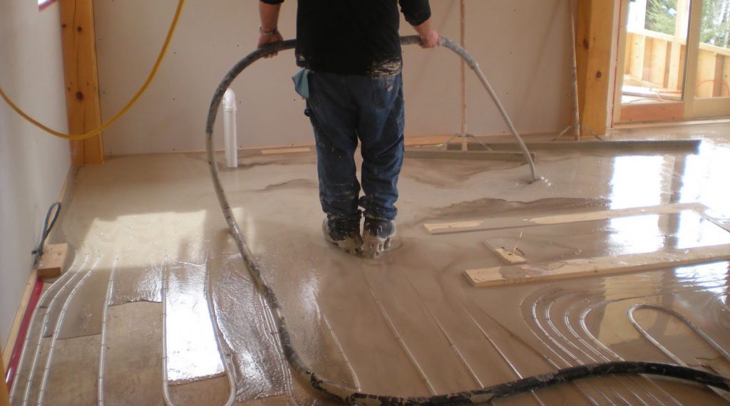 Kipsivalu põrandatööd
