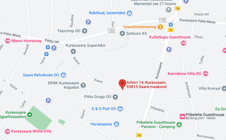 Ehitustööd Saaremaal - Pihla Grupp kontakt